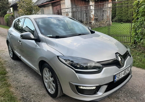 Renault Megane cena 34800 przebieg: 145550, rok produkcji 2014 z Biała małe 254